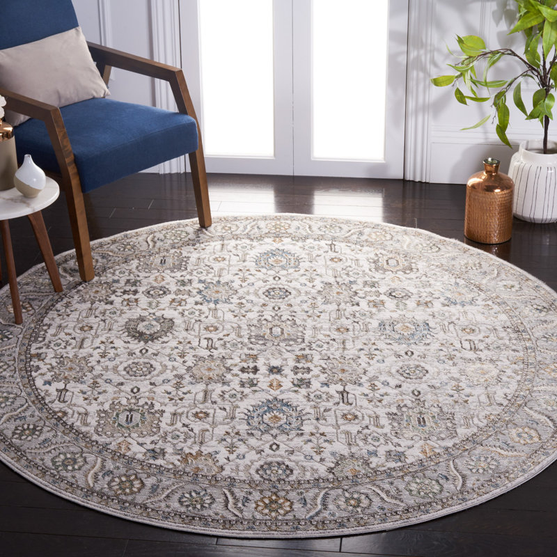 Cabeza Air Performance Oriental Rug, Round 6'7"
