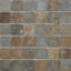 Carreau de mosaïque pour mur et plancher en ardoise 2 po x 2 po