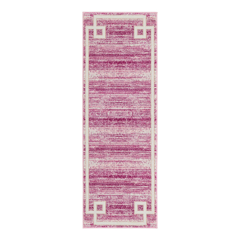 Tapis Uptown Teydgha Jill Zarin Hill, Tapis de couloir 2 pi 2 po x 6 pi 1 po