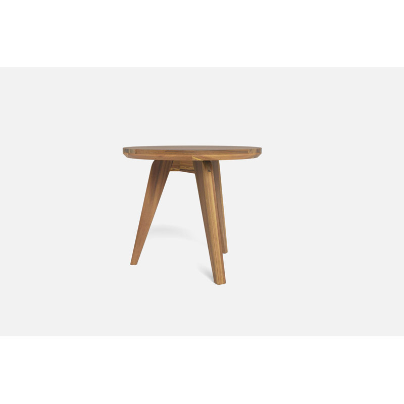 Manzanillo Outdoor Round Teak Side Table