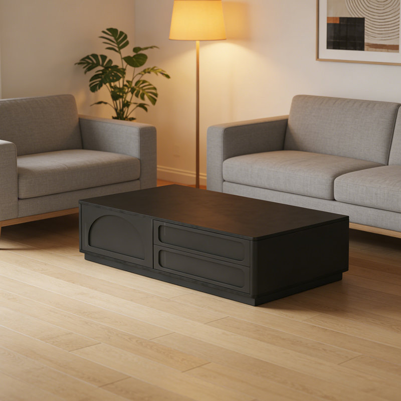 Table basse Minimalist, H 17,71 po x L 47,24 po x l 23,62 po