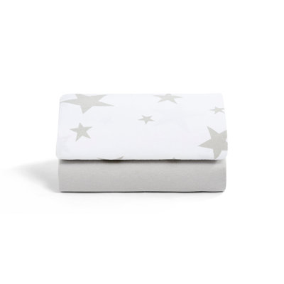Twin Pack Sheets - Crib - Cloud