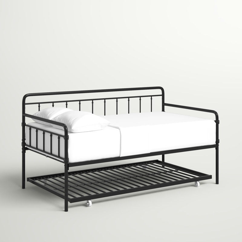Minehead Daybed with Trundle, Black, Twin