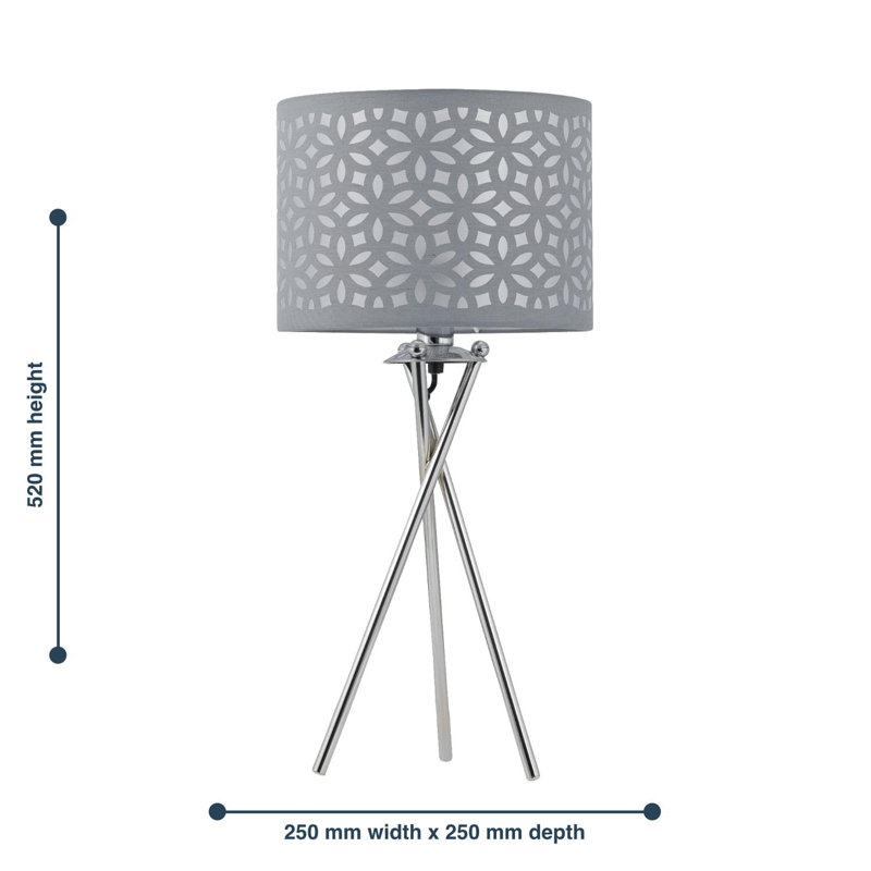 Shamblin Metal Tripod Lamp