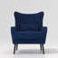 Ensemble de salon 3 pièces avec causeuse en velours doux moderne-1970127801