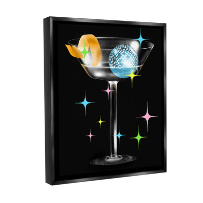 «Vintage Disco Drink Floater Frame» par Lil 'Rue sur