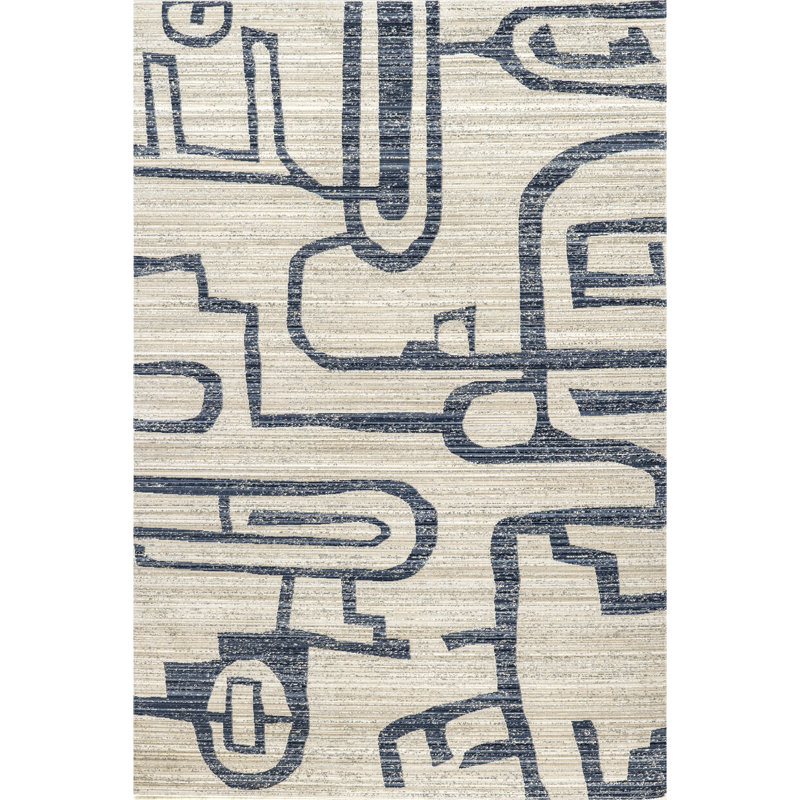 Milani Contemporary Machine Washable Indoor/Outdoor Area Rug, Runner 2' x 8'