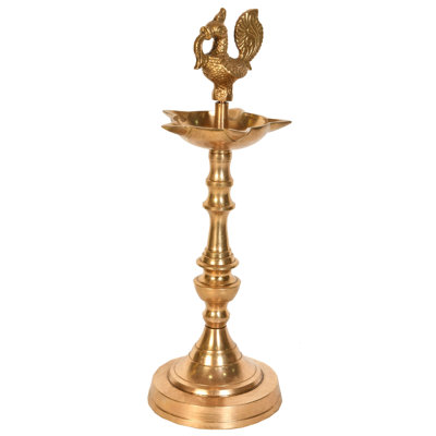 12.5'' H Brass Tabletop Candlestick