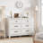 Chic 6-Drawer Wooden Dresser, 47" Wide Storage Cabinet-1655323402
