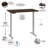Move 60 Series Adjustable Metal Base Standing Desk-61872343-61872347