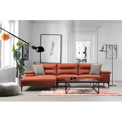 Canapé modulaire à angle large 121,65 po