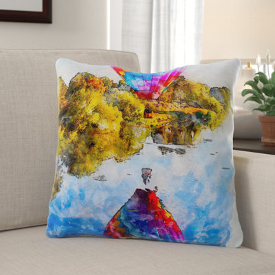 Dunaverney Outdoor Reversible Throw Pillow