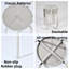 Ensemble de 4 tabourets empilables en métal, siège rond avec motif de tour Eiffel, chaises empilables portables, capacité de 200 lb, sans assemblage, pour salle de classe-126594298-125378194