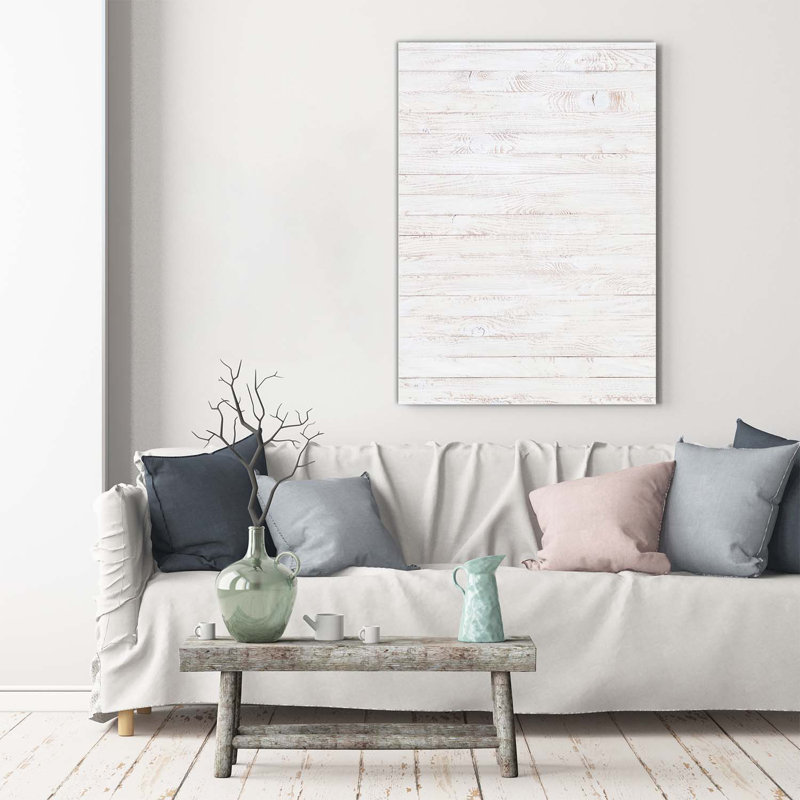 Wooden Background - Wrapped Canvas Print