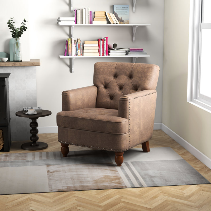 Chaise de bureau de conception moderne en brun antique pour un look
