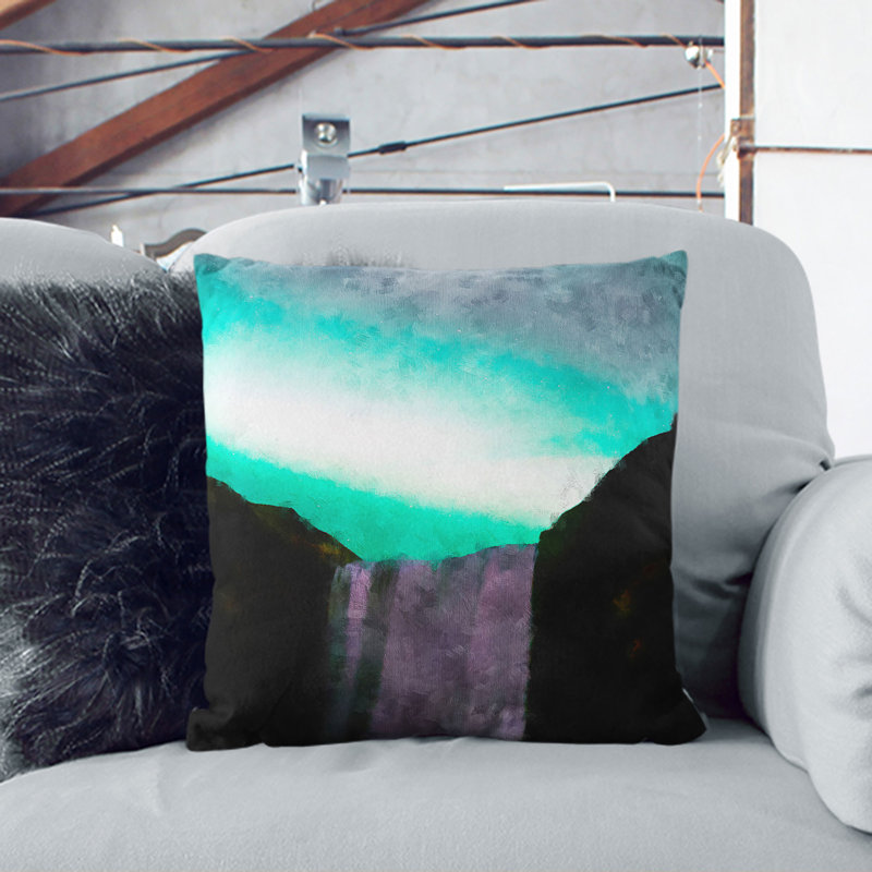 Square Cushion, 40cm H x 40cm W x 15cm D, White