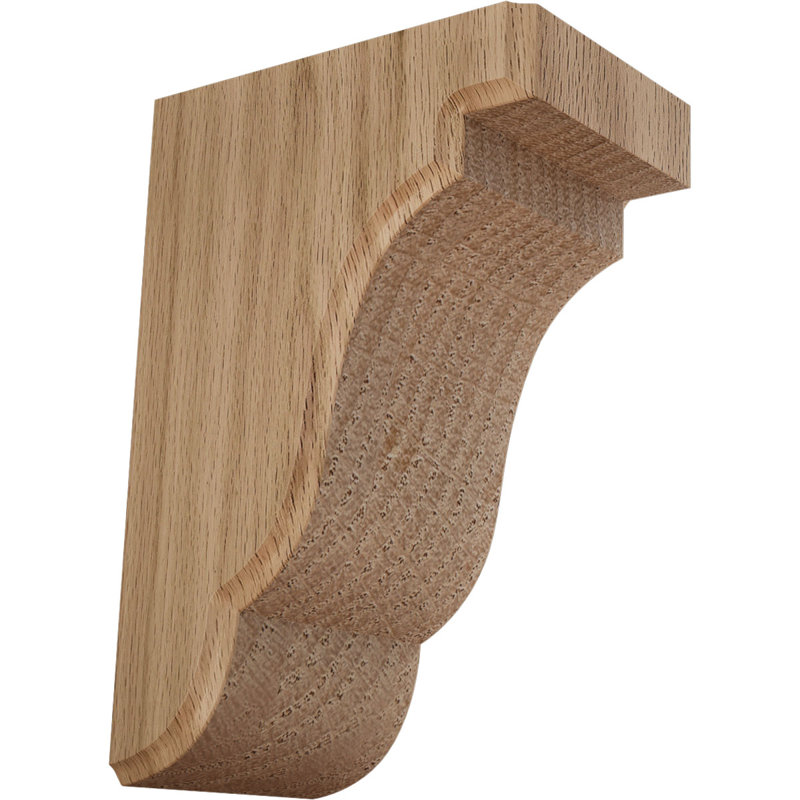 Bedford Bracket, Red Oak, 3.5-in. W x 5-in. D x 7.5-in. H