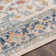 Antwian Traditional Boho Dark Blue Area Rug