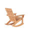 Chaise berçante d'extérieur en plastique Joubert-83397863