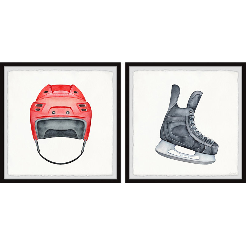 «Oregon Skating Gear Diptych», ensemble de 2 pièces, reproduction encadrée, H 18 po x l 18 po x P 1,5 po