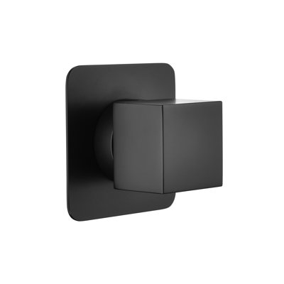 3/4" Cast Metal Shower Volume Control - Extra High Flow, Adjustable Brass Handle, And Dependable For Water Release Solid