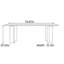 Table de salle à manger rectangulaire simple-111530974