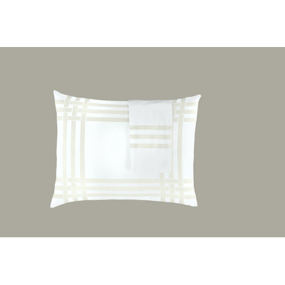Ensemble de couette pour lit très grand Sarah ivoire avec 3 taies décoratives européennes