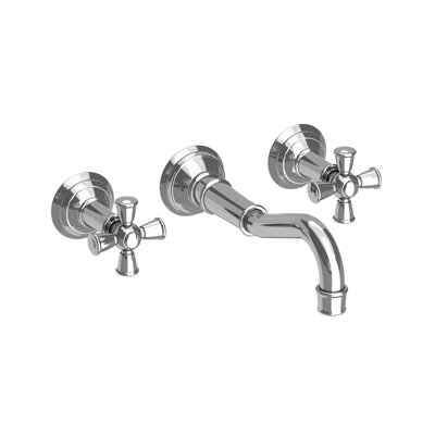 Jacobean Wall Mount Bathroom Faucet