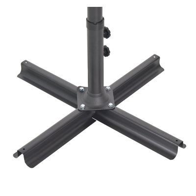 Finian 163"x103" Rectangular Market Patio Umbrella with Crank Wind Resistant Frame