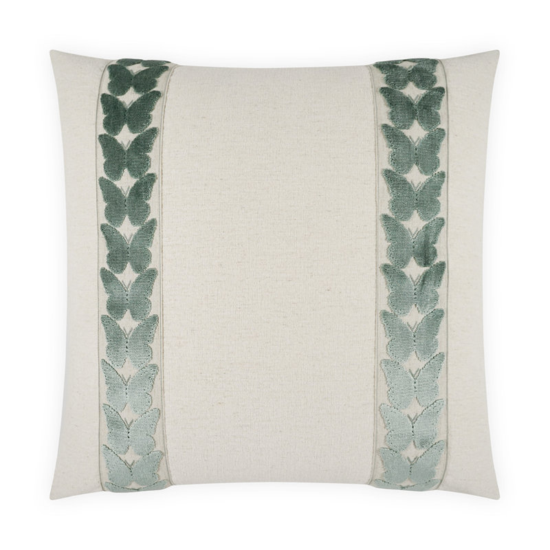 Coleous Mini Square Pillow Cover & Insert, Spa, Square 22"