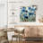 Abstracted Floral In Blue III