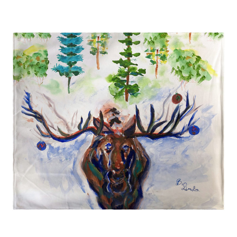  Jeté en molleton Moose