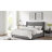 Modern Upholstered Platform Bed With Corduroy Wing Headboard-109801236-109801238