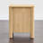 15.8" W Nightstand - 3-Tier Storage, Metal Accents