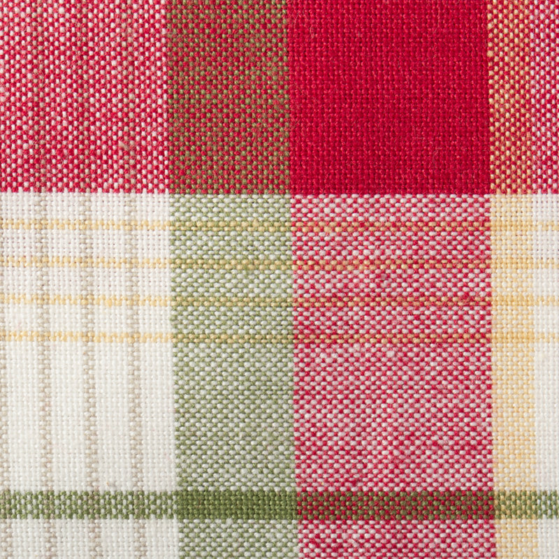 Sadie Tartan Holly Table Runner, 72" L x 14" W, Orchard Plaid