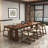 Brown Rectangular Solid Wood desk-76445416