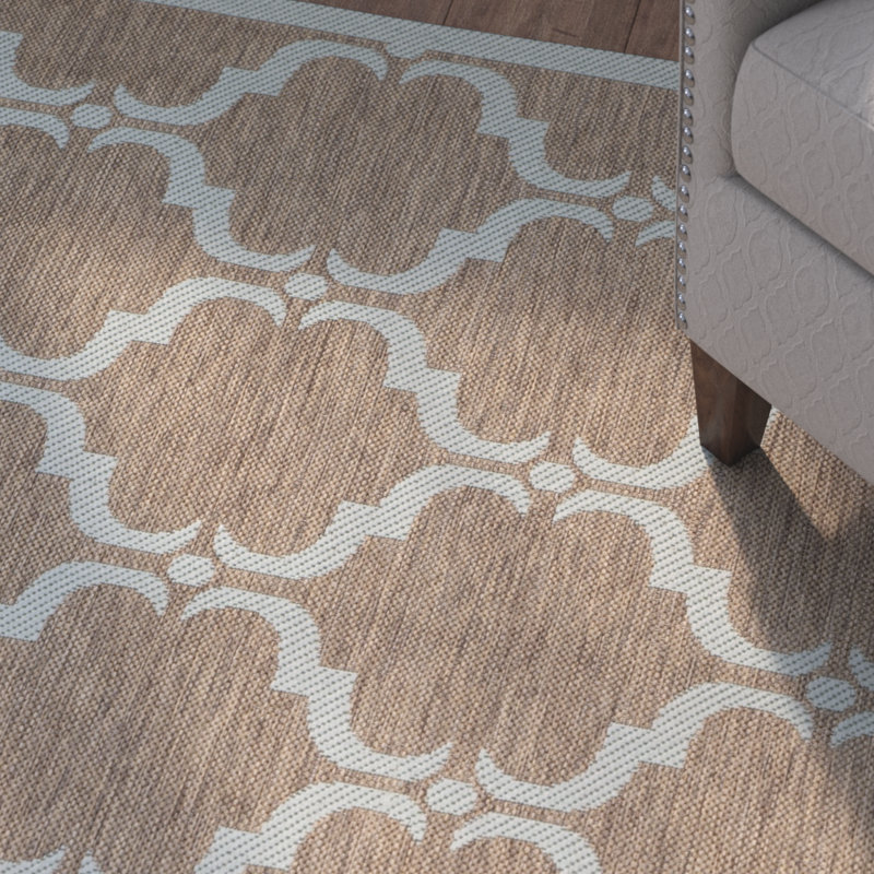 Herefordshire Performance Geometric Indoor/Outdoor Area Rug, Runner 2'3" x 10'