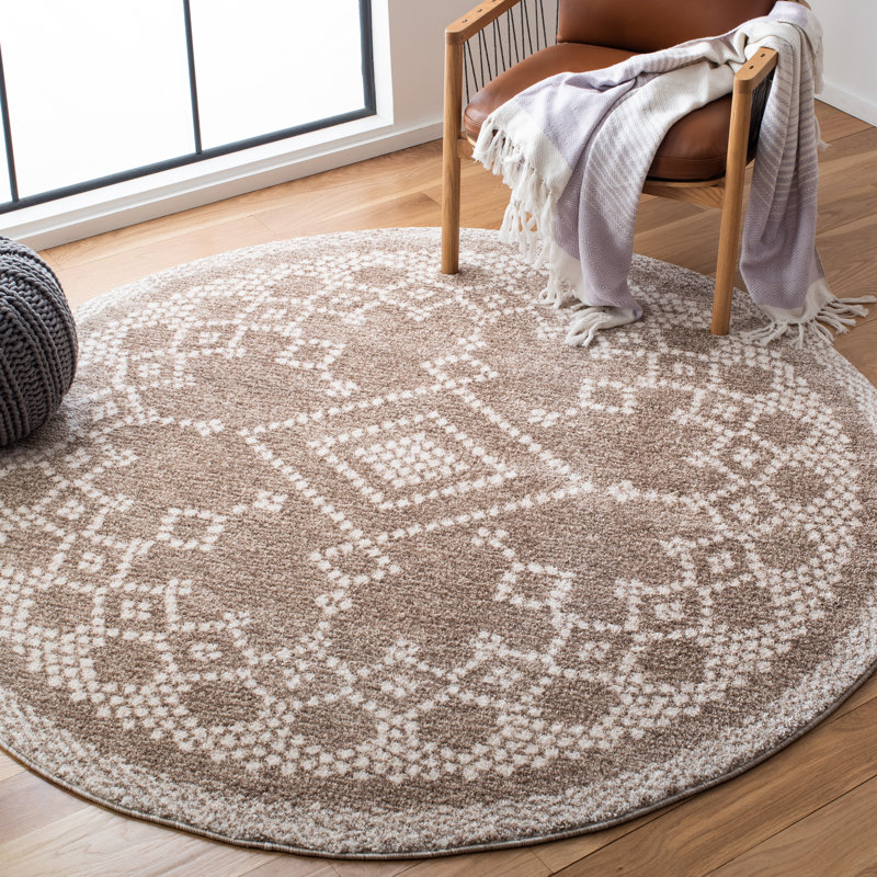 Kinslee Performance Southwestern Rug, Round 6'7"