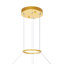 Lustre 24 lumières DEL en or satiné-551729029-661441174