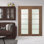 Porte française double pré-montée en bois manufacturé Avon