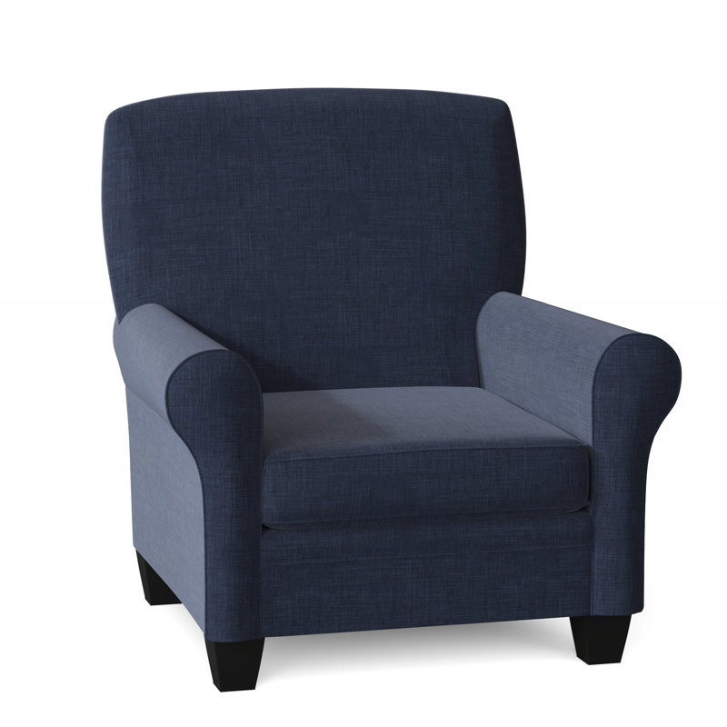 Wathen Upholstered Armchair, Oscar Navy