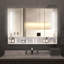 Armoires de salle de bain modernes en aluminium 39 X 28 pouces