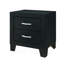 Table de chevet noire