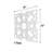 Eduina Glass Flat Wall Mirror