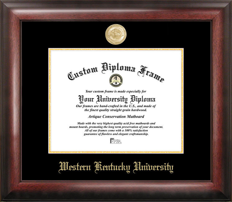 Cadre de diplôme NCAA Gold, Hilltoppers de Western Kentucky