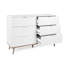Fidel 120cm W 6 - Drawer Chest of Drawers