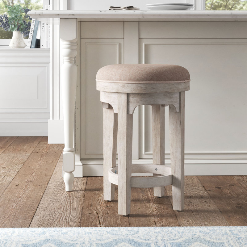 Swivel Upholstered Counter Stool