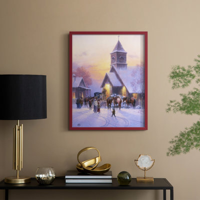 Sunday Service Framed Print - Solid Wood
