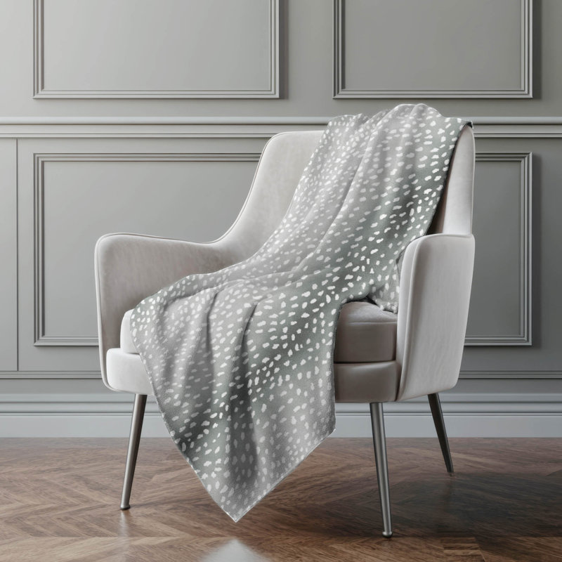 Jeté en sherpa Addison, Gris