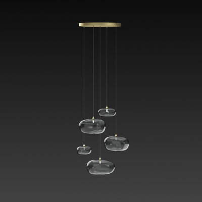 Ensemble de 5 luminaires suspendus Kloud